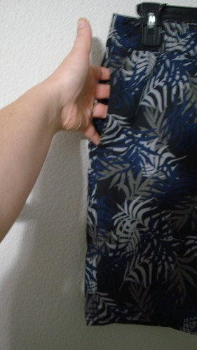 Cherokee Board Shorts Swim Trunks Palms Blue Black Gray No Lining Boys Size 12 - Picture 4 of 15