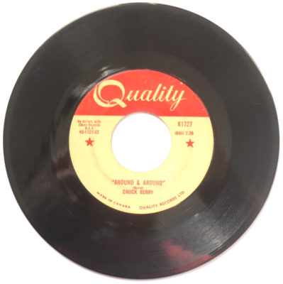 CHUCK BERRY AROUND & AROUND / JOHNNY B. GOODE 45 RPM Quality