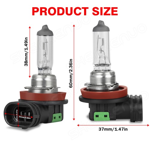 For Nissan Versa Note 2014-2017 3400K Halogen Headlight Bulb Hi Low Fog Light BP - Picture 8 of 11