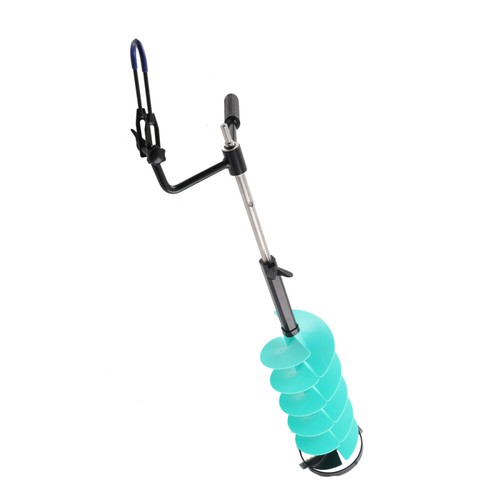 8" Diameter Ice Fishing Auger +35.5cm Extension Rod for Ice Burrowing/Drilling - Picture 8 of 18