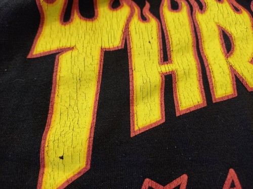 THRASHER Magazine Black Hoodie Size L Skater Skateboard Ride Or Die Sweater - Picture 8 of 9