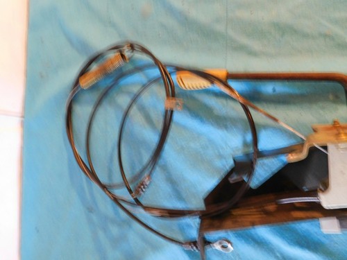 John Deere L118 PTO Lever Shift Cable w/Spring + Choke Control + Throttle Cable - Picture 8 of 11