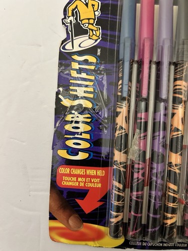 90’s BIC Wavelengths Color Changing Ball Point Pens 5 Pack Collectible Sealed - Bild 2 von 7