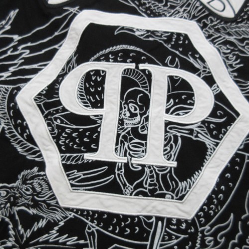 Philipp Plein Junior Shirt Youth Black White Graphic Print Short Sleeve Kids Boy - Picture 8 of 13