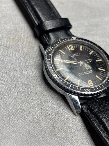 Orologio uomo vintage ingersoll Smiths Divers Watch 17 Jewels Lever (non funzionante) - Foto 9 di 24
