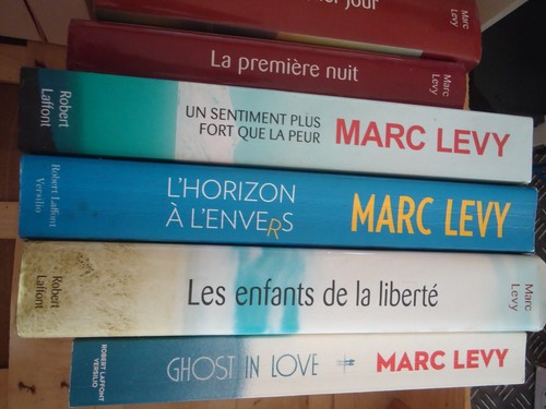 Lot 16 Books Marc Levy Book Novel Large Format Laffont - Picture 4 of 5