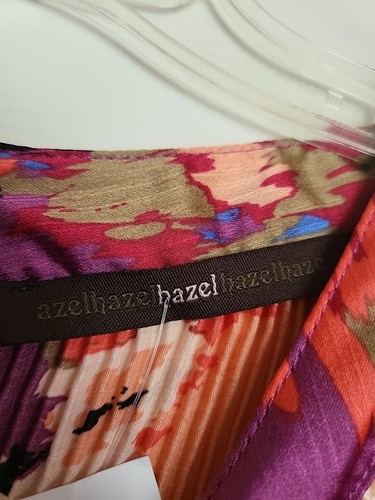 Hazel Womens Haltet Top Floaty Stretchy Floral Size M NWT - Picture 3 of 7
