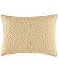 $60 Charter Club Reversible Chambray Sham Yellow Standard Sham Pillow Case