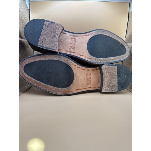 Mocasín de vestir para hombre Johnston & Murphy talla 8W marrón borla con detalle de trenza - Imagen 6 de 9