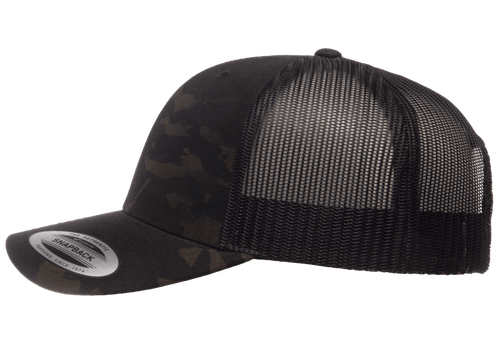 Yp Classics Retro Trucker Hat 6606 Blank Cap Snapback Hat Yupoong 6-Panel - Picture 54 of 108