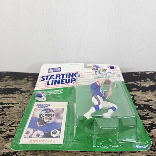 🚨NEU 1988 Kenner Startaufstellung Mark Bavaro New York Giants Figur & Karte - Bild 3 von 9