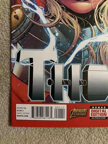 Marvel THOR #1 (2015) 1ª Impresión - 1ª Jane Foster como Comienza la Serie THOR - Imagen 5 de 12
