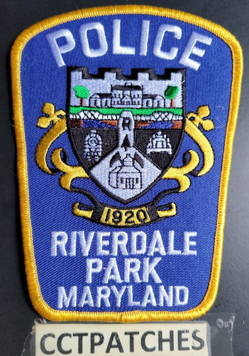 RIVERDALE PARK, MARYLAND POLICE SHOULDER PATCH MD - Picture 1 of 2