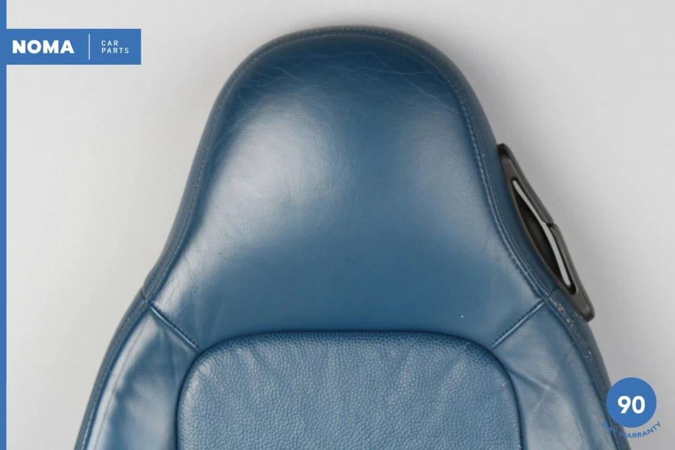 99-02 宝马 Z3 E36 Roadster 左前运动座椅靠垫皮革蓝色原始设备制造商 — 第 2/4 张图片