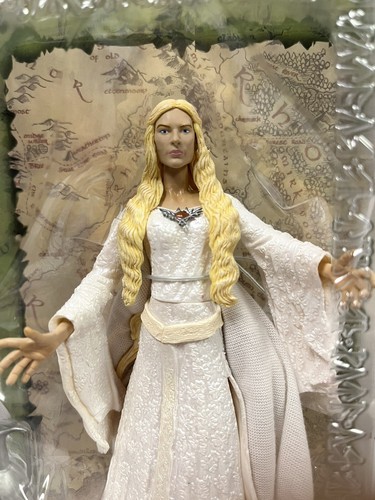 Vintage lotr Galadriel Lady of Light Der Herr der Ringe FOTR Spielzeug Biz 2003 *NEU* - Bild 2 von 7