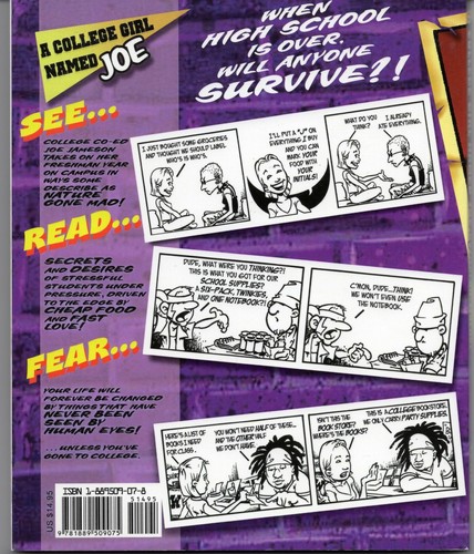 A COLLEGE GIRL NAMED JOE: The Day My First Semester Attacked by Aaron Warner SC - Bild 2 von 2