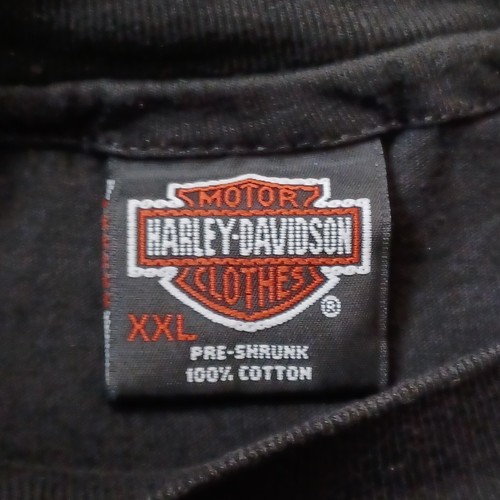 Vtg Taz Harley Davidson Shirt XXL Black Too Hot To Handle Single Stitch 94 USA - Picture 3 of 14