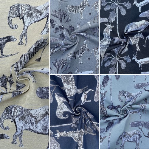 Tapestry Jacquard Sabana Safari Animals Upholstery Furnishing Curtaining Fabric - Picture 1 of 26