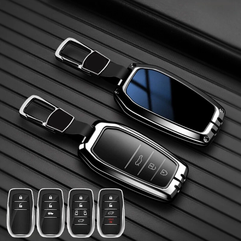 Zinc Alloy TPU Car Key Fob Case Cover For Toyota RAV4 Prius Avalon Camry Corolla Foto 4 de 4
