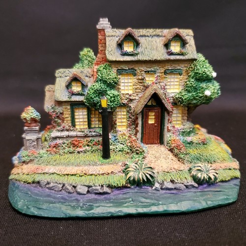 Lot of 7 Thomas Kinkade Lamplight Village Hawthorne Sculptures (NOT LIGHTED) - Picture 7 of 12