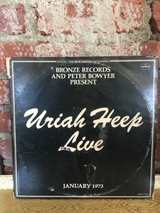 Uriah Heep Live Vinyl Album Srm 2 7503 Double Album January 1973 Fold Out Cover Ebay