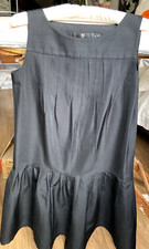 JIL SANDER For Uniqlo +J-Black sleeveless dress. 57%Polyester43%Cotton S: Small