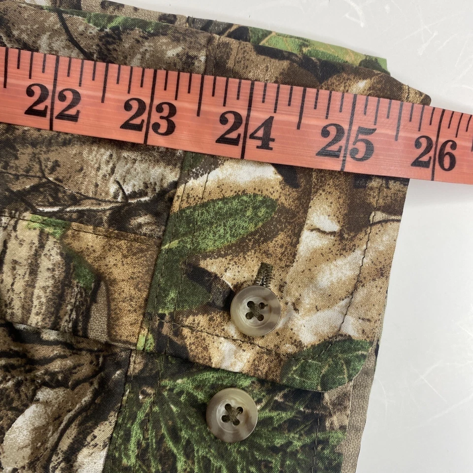 Game Winner Long Sleeve Button Up T-Shirt Mens 2XL  XXL  Camo Lightweight EUC - Image 4 of 4