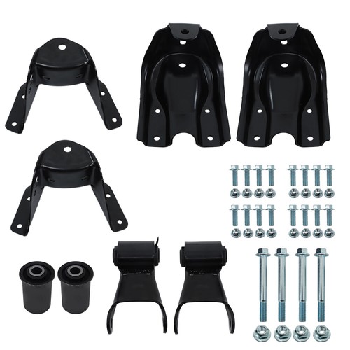 Rear Leaf Spring Shackle Hanger Bracket Repair Kit For 88-97 Chevy GMC C1500 - Picture 12 of 12