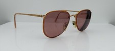 Vintage Brown Gold Oval Sunglasses France FRAMES ONLY