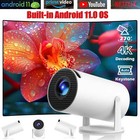 Smart 4K Led Projector 5G WiFi Bluetooth Hdmi Usb Android Office Home Theater