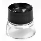 Dexac 10x Round Stand Loupe Magnification Jeweler Film Photo Magnifier Viewer
