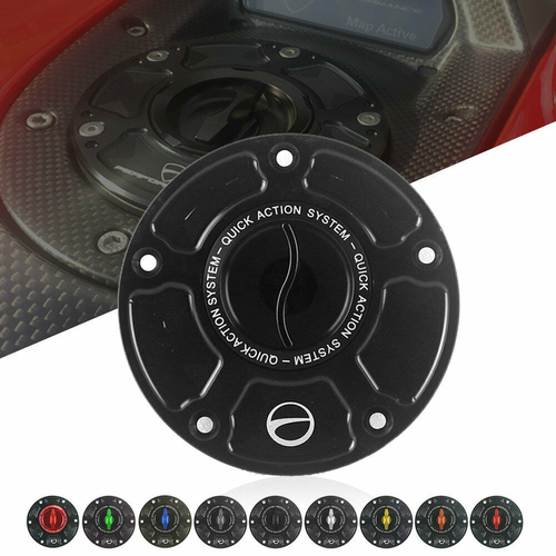 Motorrad CNC Tank Cover Caps Fuel Gas Case for KAWASAKI CONCOURS 1400 ZX14R - Picture 9 of 10