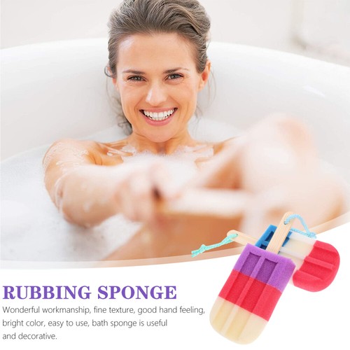 2 Stück Badeschwamm für Körperwäsche Dusche Kinderpeeling Peeling - Bild 9 von 12