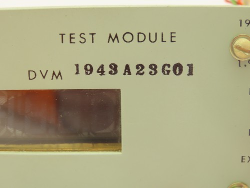 Westinghouse 1943A23G01 Test Module DVM PLC PCB Module Tester - Picture 2 of 13