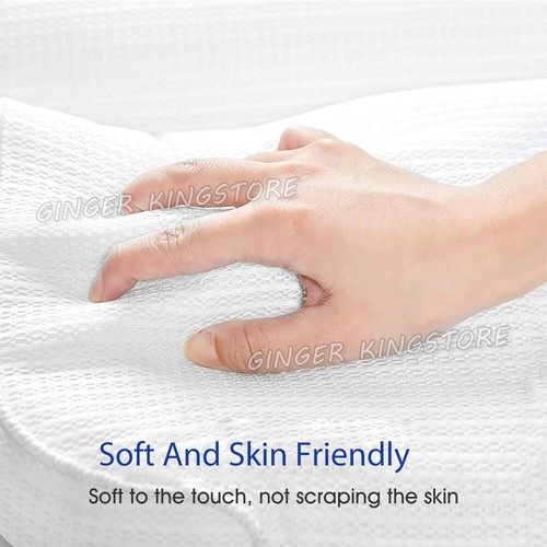 3d Mesh Bath Pillow Breathable Bathtub Cushion Neck Back Support Suction Cup Spa - Picture 4 of 12