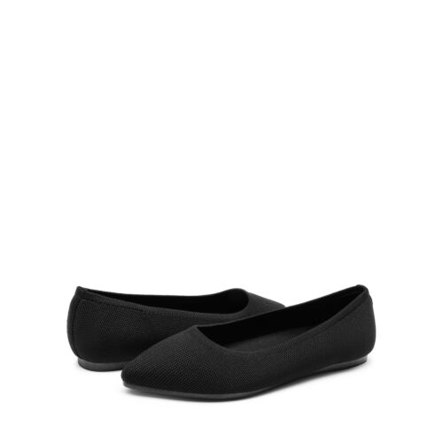 Women Lightweight Slip On Pointed Toe Ballet Flats Casual Office Work Flat Shoes - Picture 5 of 26