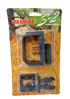 GWS: Pro Hunter: 4- Pin Fiber Optic S-2 Composite Sight: Fully Adjustable NEW 