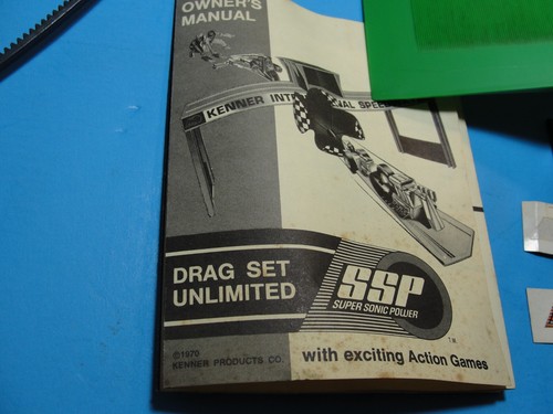 Kenner SSP Toy Car Drag Race Set Unlimited Bonneville Bike & Tee-Riffic. - Picture 3 of 24