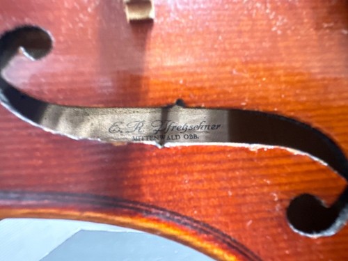 E.R. Pfretzschner 1966 Violine handgefertigte Kopie von Antonius Stradivari & Hartschalenkoffer - Bild 13 von 24
