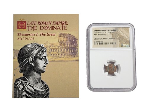 NGC 379-395 AD Eastern Roman Empire Theodosius I AE3 Nummus sku