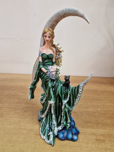 FAIRY ELFEN FEES FATA HADAS WIND MOON VERDE GREEN BY NENE THOMAS NO LES ALPES - Picture 3 of 24
