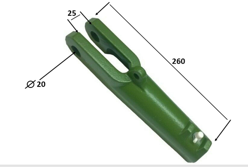 Hubstrebe Hubstange Hubspindel Gabel für DEUTZ OEM 04303483, 04331982, S.15220 - Bild 2 von 2