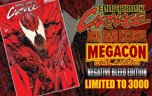Eddie Brock Carnage #1 John Giang MegaCon Variant Cover (A) Marvel Comics COA - Picture 3 of 3