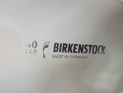 Birkenstock Women Arizona White Birko Flor Buckle Sandal, Euro 40 (US 9-9.5) - Picture 6 of 15