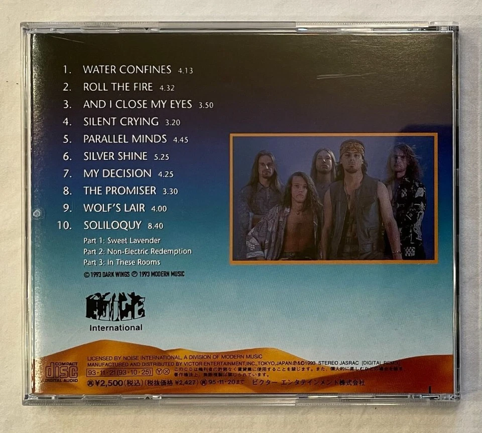 Conception - Parallel Minds (Japan CD w/OBI) Autographed by 4 band members Foto 2 de 4