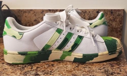 Adidas Superstar 2K Camouflage Sneakers "2006" EXTREMELY RARE & HTF Boys 6y 👀 - Picture 10 of 20