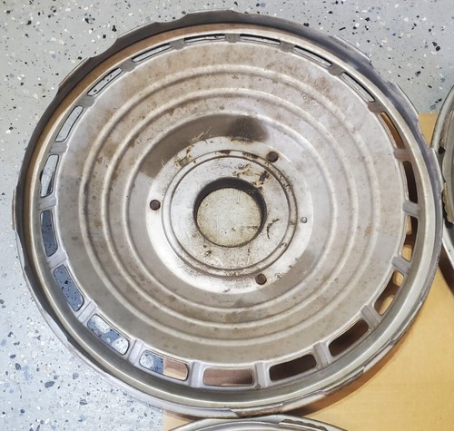 1963 FORD GALAXIE Wheelcover WHEEL COVERS Hubcaps OEM SET 63 - Picture 11 of 11