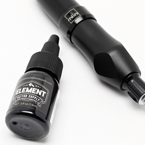 Night Hawk schwarz Tattoofarbe Element Tattoo Zubehör 8 Unzen Flasche Made in USA - Bild 2 von 4