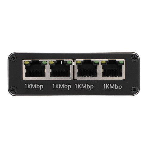 Ethernet Splitter 1 To 4 1000Mbps High Speed Internet Splitter LAN Splitter NEW - Afbeelding 11 van 12