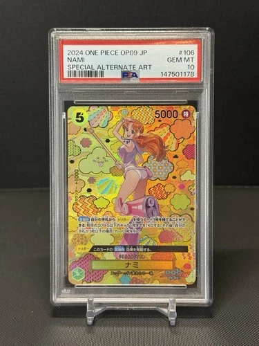 One Piece Nami SP JP OP09 Emperors in the New World OP08-106 Japanese PSA 10